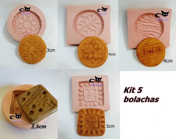 Kit com 5 bolachas - bono/prestigio....