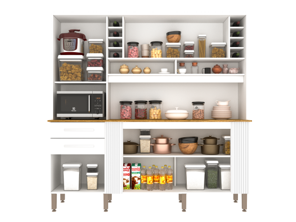 14050.Kit Cozinha Catar 6P2G Visuzalizacao Interna Salleto