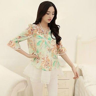 Moda Luxo: Blusa Chifon, de Ótima Qualidade. Frete Grátis.
