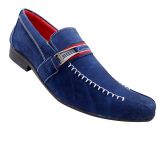 Sapato Social HiperFlex Couro Azul Original