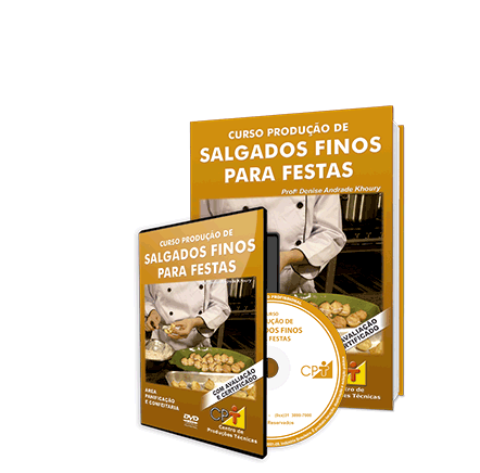 Curso Produção de Salgados Finos para Festas