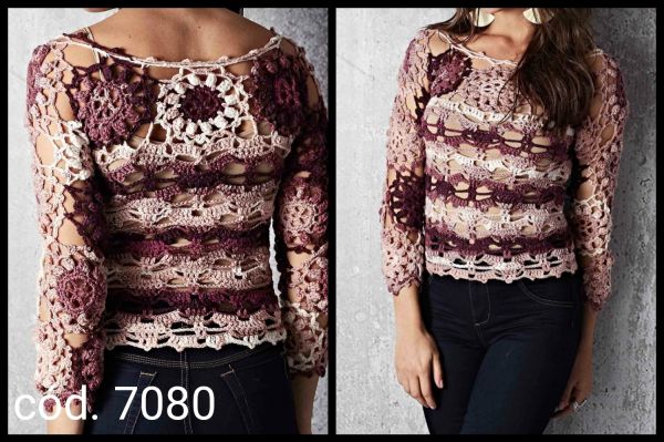Blusa square romantic
