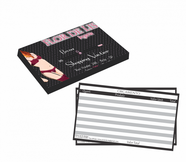 500 Cartões - 4x1 - Corte Reto