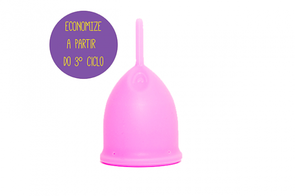 .Novo Violeta Cup - Tamanho A - Rosa