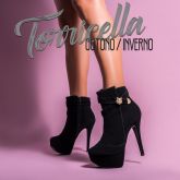 1-Ankle Boot com meia pata feminina- bota cano curto TORRICELLA pingente inverno luxo