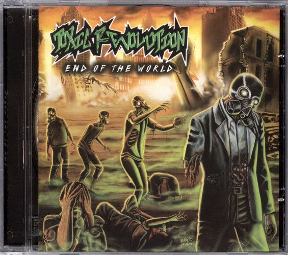 TOXIC REVOLUTION - End Of The World (1º Album, 2016) (cd nacional/acrílico)