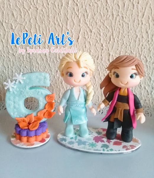 Topo de bolo Frozen 2