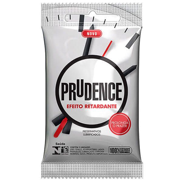 PRUDENCE EFEITO RETARDANTE PROLONGA O PRAZER 3 UNIDADES
