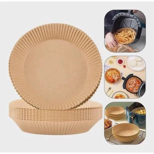 Forro Antiaderente para Air Fryer - 19,5 x 4,5 cm - 50 unidades