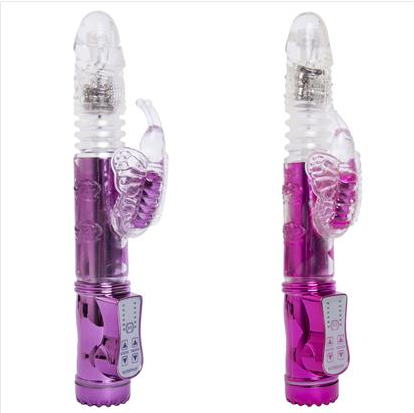 VIBRADOR ROTATIVO SOBE DESCE BUTTERFLY USB 24 X 3CM SENSUAL LOVE