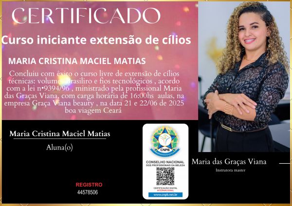 MARIA CRISTINA MACIEL MATIAS