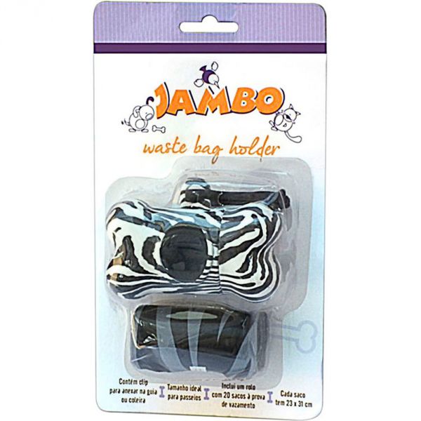 Kit Porta Saquinho Zebra