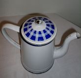 Bule em louça ágata branco - BU004