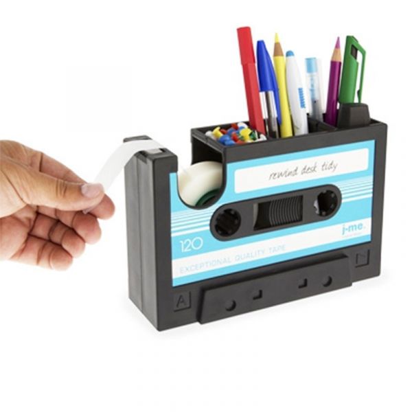 Retro fita-cassete caixa de caneta  - FRETE GRÁTIS!