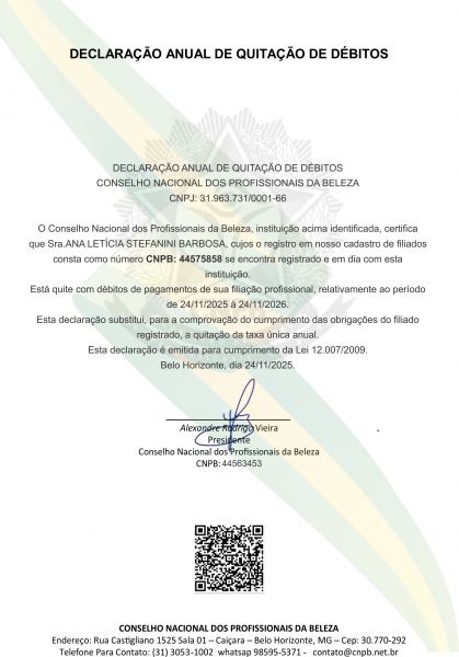 ANA LETÍCIA STEFANINI BARBOSA