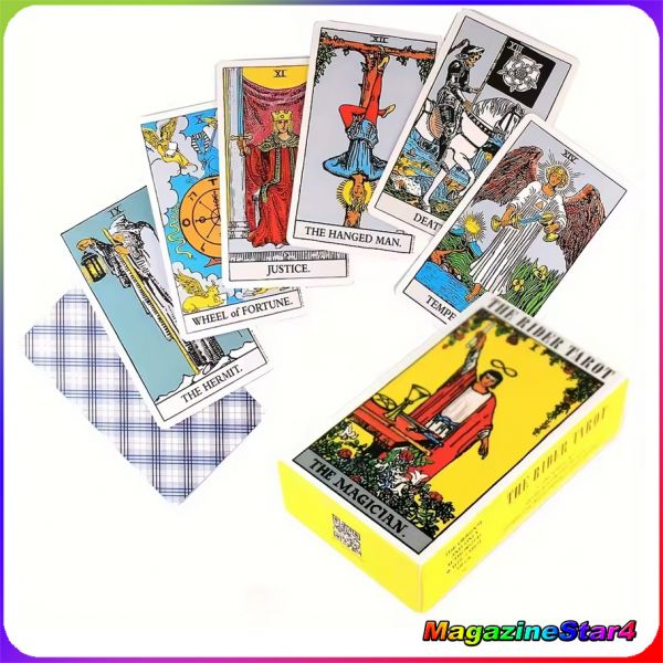 Cartas de Tarô - The Rider Tarot Clássico - Edward Waite Smith - Deck Baralho 78 Cartas
