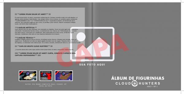 ÁLBUM DE FIGURINHAS CLOUD HUNTERS - MEMBROS DO GRUPO - NO PIX POR R$ 120,00