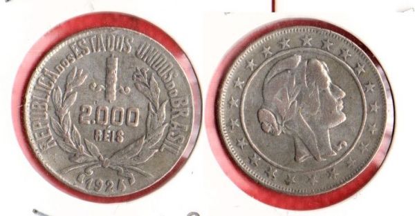 MAG P710-6 2000 réis 1924 (tir. 9.147.000)