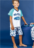 Pijama Kid Carros Demillus - 12 anos