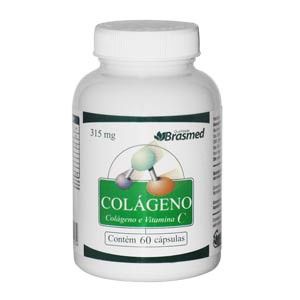 Colágeno c/ Vitamina C 315mg 60caps - Brasmed