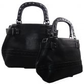 Bolsa de ombro cor preta.