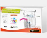 Kitchen set Prático 6 (escorredor e três ganchos)