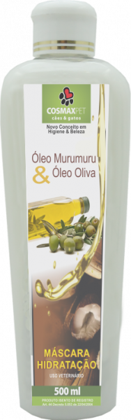 CosmaxPet -Mascara Hidratação Mururu e Oliva 500ML