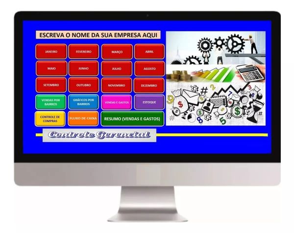 Planilha de Controle Gerencial  (Versão ARC76) + 8 Mil Planilhas Prontas e Editáveis + Bônus