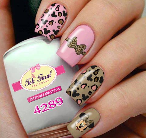 Películas e Adesivos para Unhas Mod. Minie Cód.4289