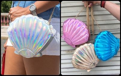 Bolsa Concha Holografica