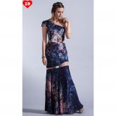 Vertido longo Floral