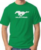 Camiseta Auto Ford Mustang Verde