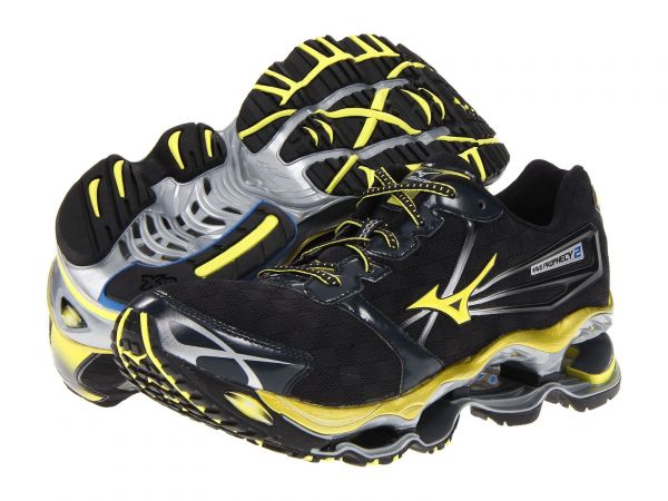 TÊNIS MIZUNO WAVE PROPHECY 2 - PRETO E AMARELO