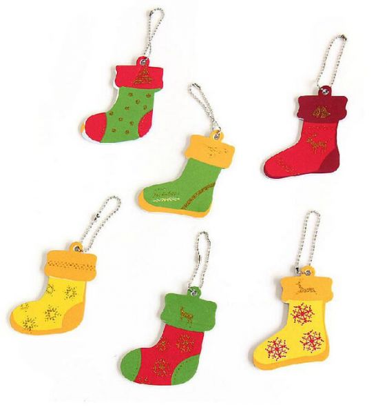 Kit 24 Botinhas Enfeites de Natal