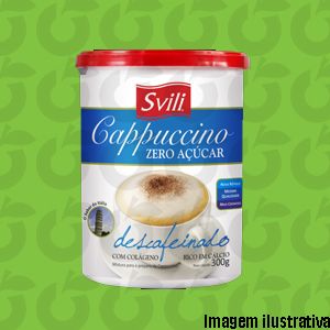 Cappuccino Tradicional Zero Açúcar 300 Gramas Svili