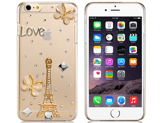 Capa Love Torre Eiffel Iphone 6 plus /6s plus Cod 41.