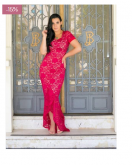 VESTIDO  - VERMELHO LONGO SEREIA MULLET