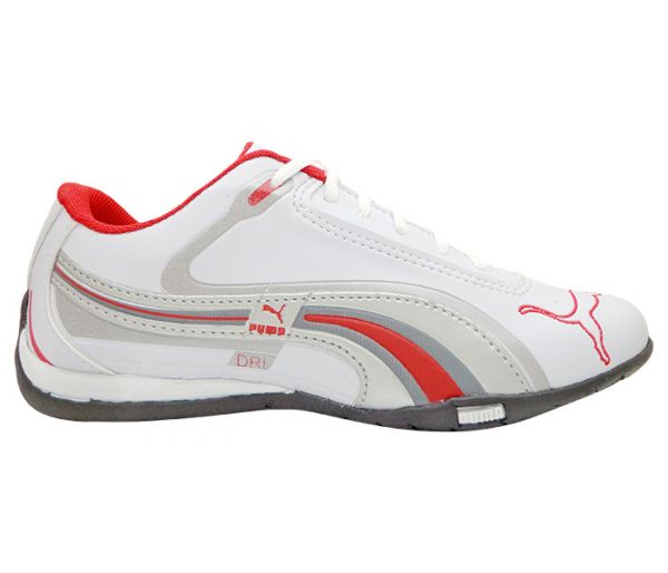 Tênis Puma Dri Branco e Vermelho MOD:11293