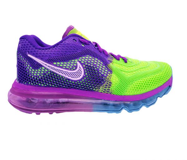 Tênis Nike Air Max 2014 Feminino Roxo e Verde MOD:11745 Lanç