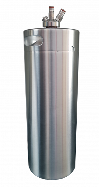 Barril Growler Keg 10 Litros + Tampa Ball Lock Postmix