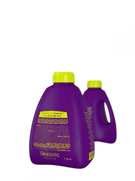 SUPLEMENTO DE VITAMINA C SABOR UVA E ALOE VERA - 1L