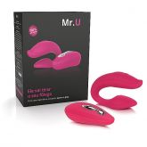 Vibrador e Estimulador Mr. U com Controle Remoto - Rosa