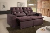 Sofa Retratil Recl Uba 2m Vel Marrom 03 Diviminas