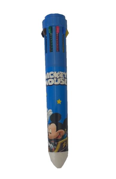 Caneta 10 Cores Mickey Mouse