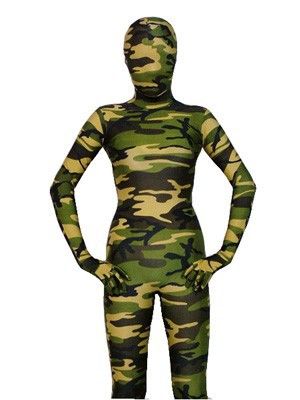 Zentai Camuflagem MF245