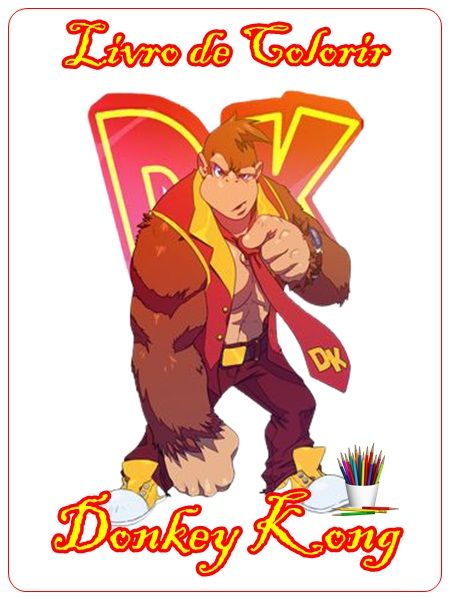Livro de Colorir Digital Donkey Kong