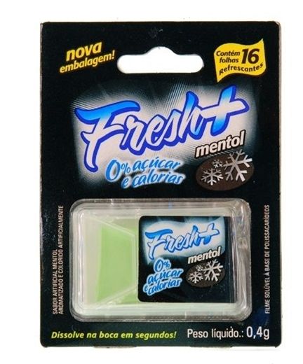 Laminas para sexo oral Fresh+ 16 folhas Mentol.