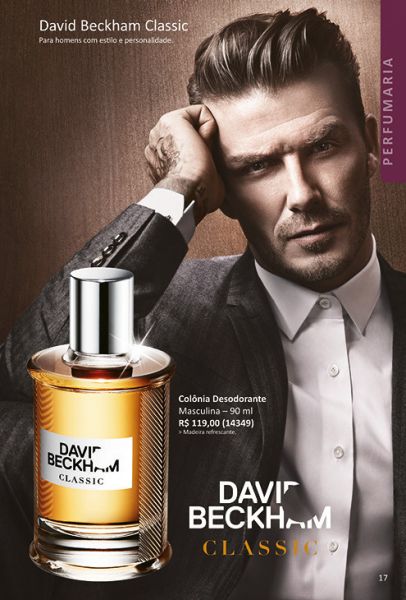 Colônia Desodorante masc David Beckham