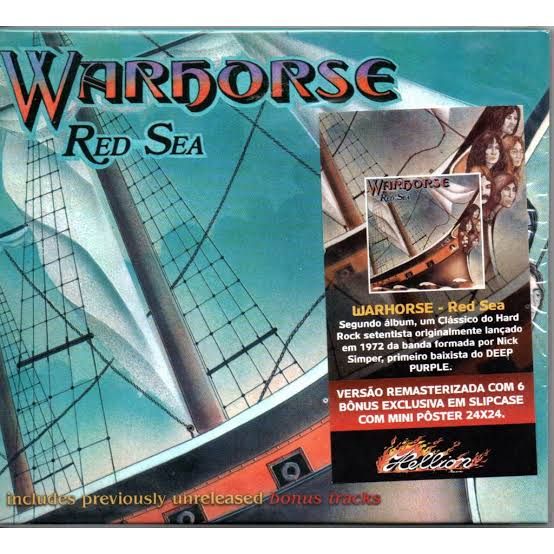 Warhorse -Red Sea Cd Nacional Em Slipcase Com Bônus