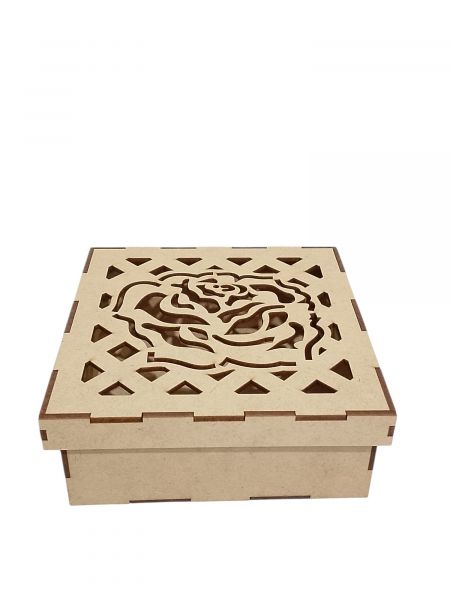 CÓD-DN05 CAIXA 15X15X6 ROSA ARABRESCO